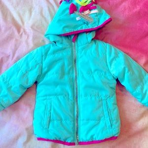 12 month unicorn winter coat from Cat and Jack.